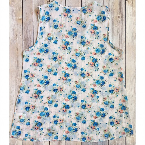 Floral Sleeveless Tank Top Camisole - Picture 2 of 4