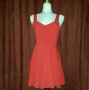 Express Cotton Skater Skirt Dress