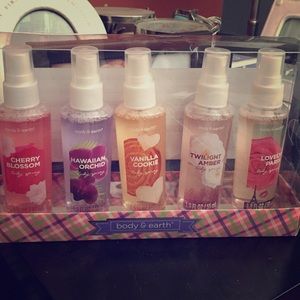 Set of 5 body fragrances
