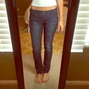 Express- Dark Skinny Jeans