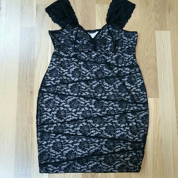 Torrid Black Lace Dress