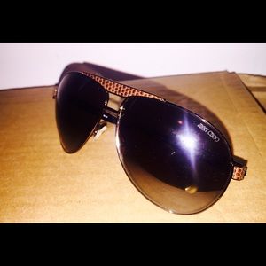 Jimmy Choo Dominique Aviator Sunglasses Aunthetic