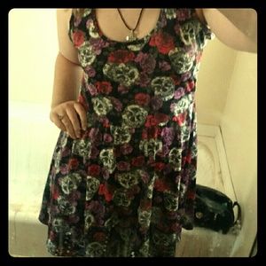 Skull and rose dress