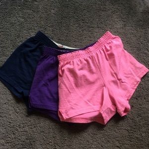 3 pairs of Soffe shorts
