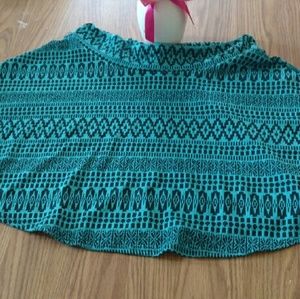 Aquamarine skater skirt