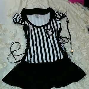 Playboy bunny referee costume
