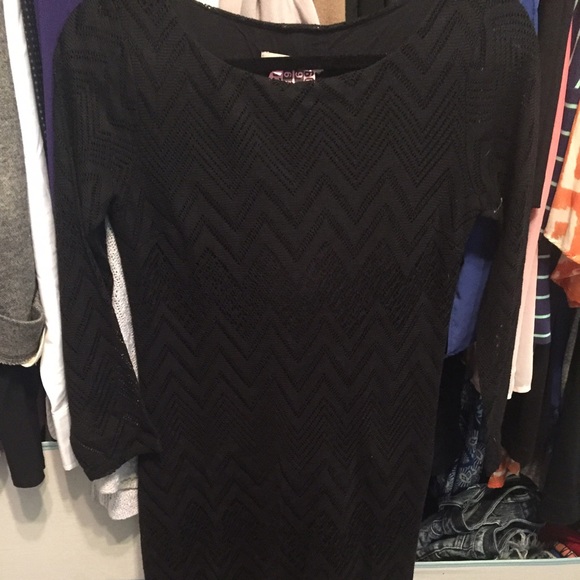 lace black dress