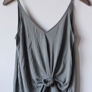 Silence + Noise mint green tank