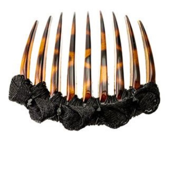Mesh Knotted Tort Comb w Swarovski Crystals ✨Firm✨ - Picture 7 of 8