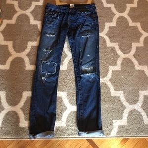 True Religion distressed Cameron jeans size 25