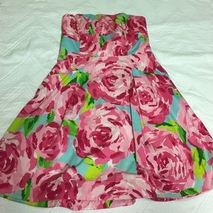Strapless Lilly Pulitzer dress