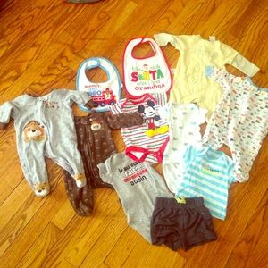 💙Lot of 0-3 month baby boy clothes💙