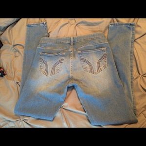 Hollister light wash jegging