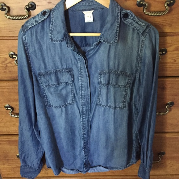 Denim J. Crew button up