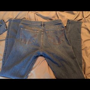 Hollister medium wash jegging