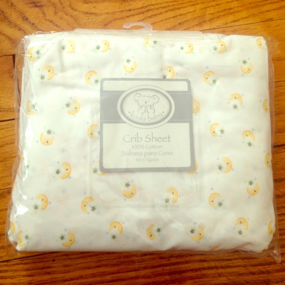 💛 Koala Baby 100% cotton crib sheet 💛