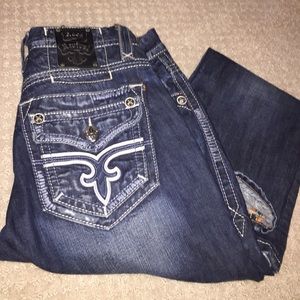 Mens Rock Revival "Timothy" straight leg jeans