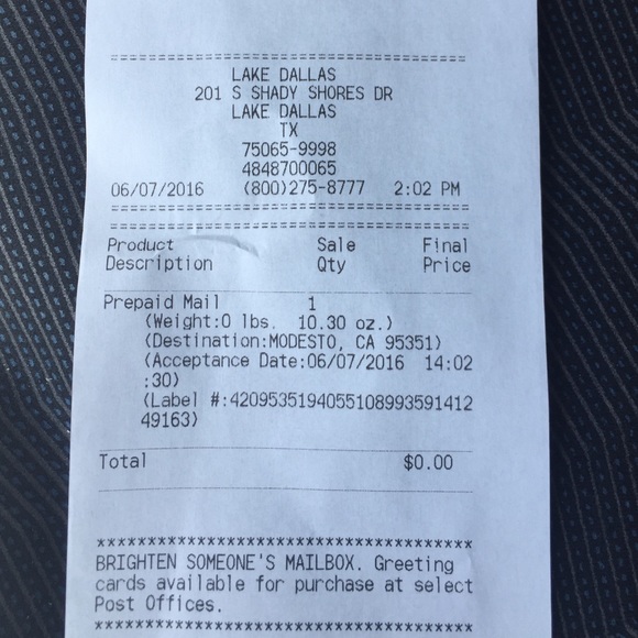 Shipping details on Misguided jumper