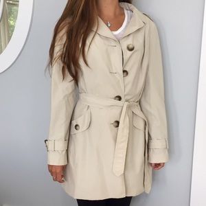 Ann Taylor Trench Coat Size M