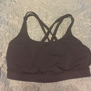 Black Lululemon sports bra