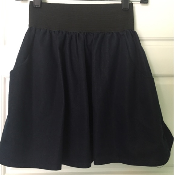 Navy skirt