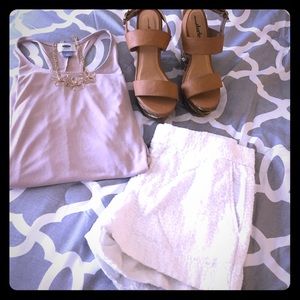 🚫SOLD🚫Old navy tan swing tank