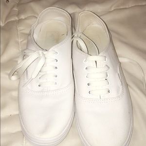 Brand new white vans