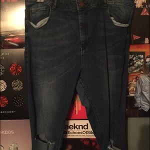 asos ripped knee jeans