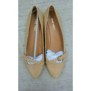 Nine West Nude Flats