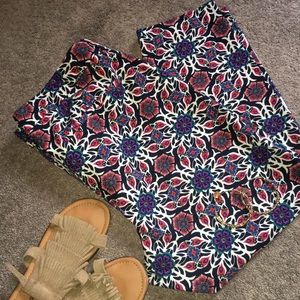 Womens Pixie Pants. Old Navy size 18. Navy and red