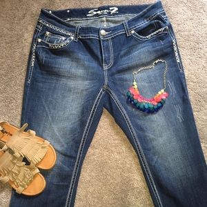 Womens Seven Jean Capris. Size 18