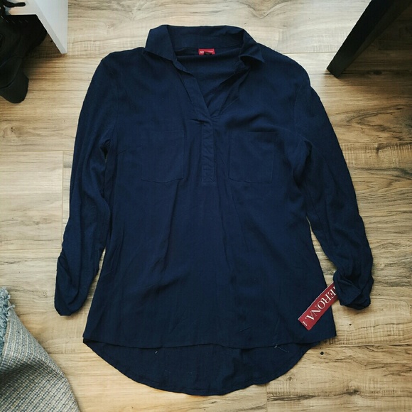 Double pocket dress shirt NWT