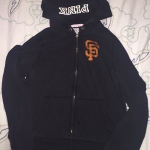 Vs pink giants zip up jacket