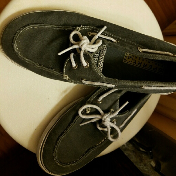 Sperry denim boat shoes