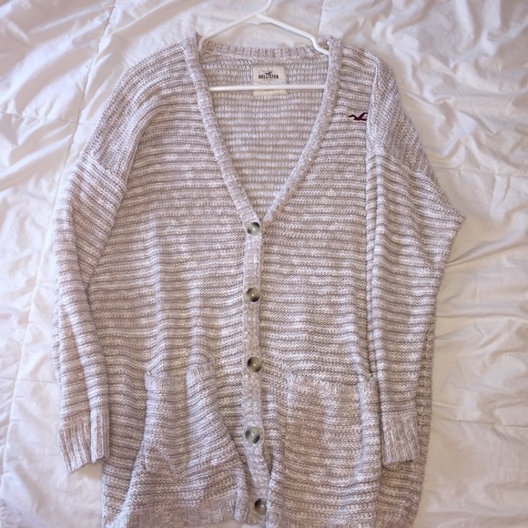 Oversized button down sweater