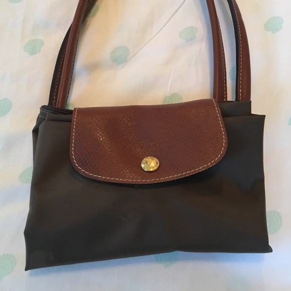Olive Green Longchamp Small Tote