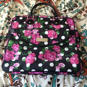 Cute floral laptop bag