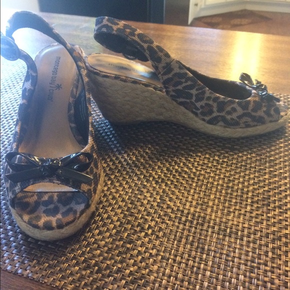 Leopard print wedges - Picture 1 of 4