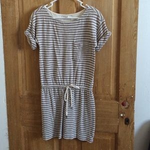 LOFT drop waist tie dress