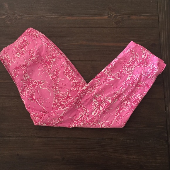 Lilly Pulitzer Vintage Kangaroo Capris - Picture 1 of 4