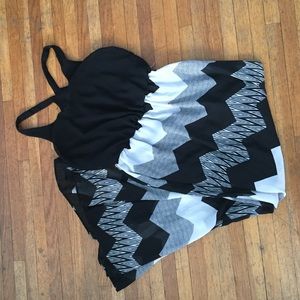 Black and White Maxi Dress