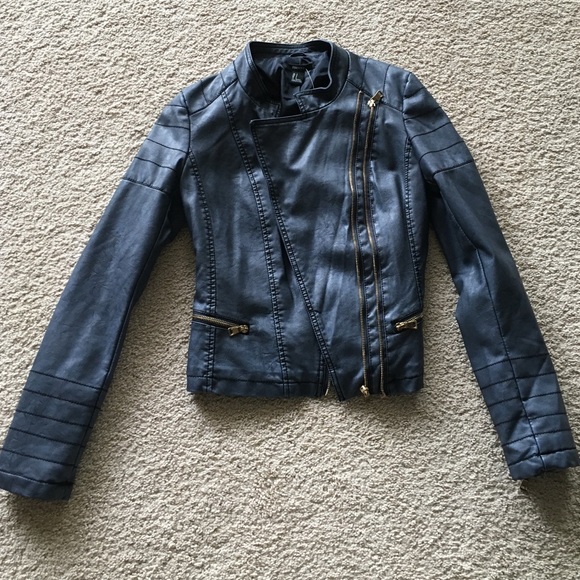 Never worn faux leather jacket!