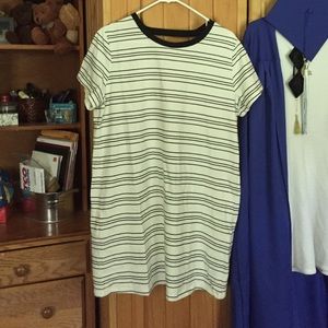 Striped forever 21 t-shirt dress