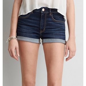 Super stretch high waisted shorts