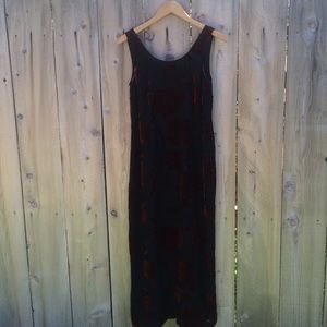 Laura Ashley formal velvet rose dress
