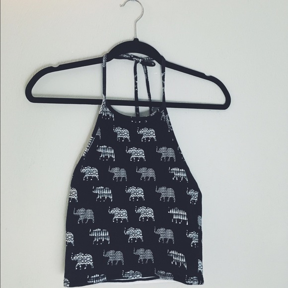 PacSun Halter Top Reversible