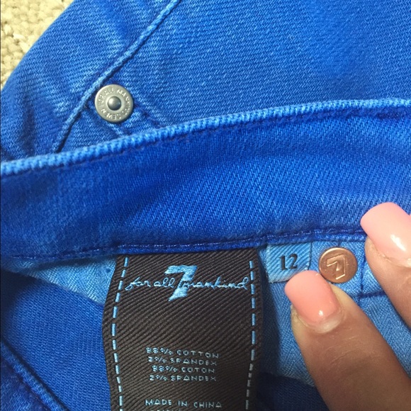 Seven for all mankind jean shorts - Picture 3 of 4