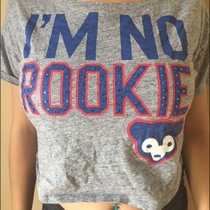 I'm no rookie crop tshirt from Pink