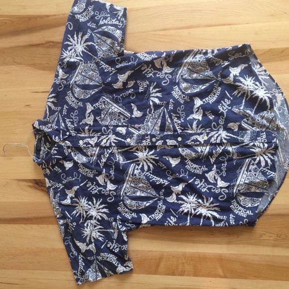 Tropical Ralph Lauren Shirt Men's