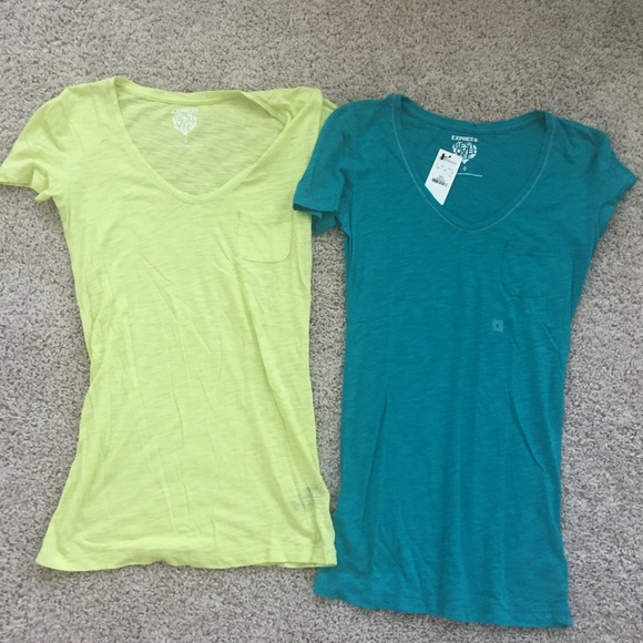 Express NTW V-Neck Tees